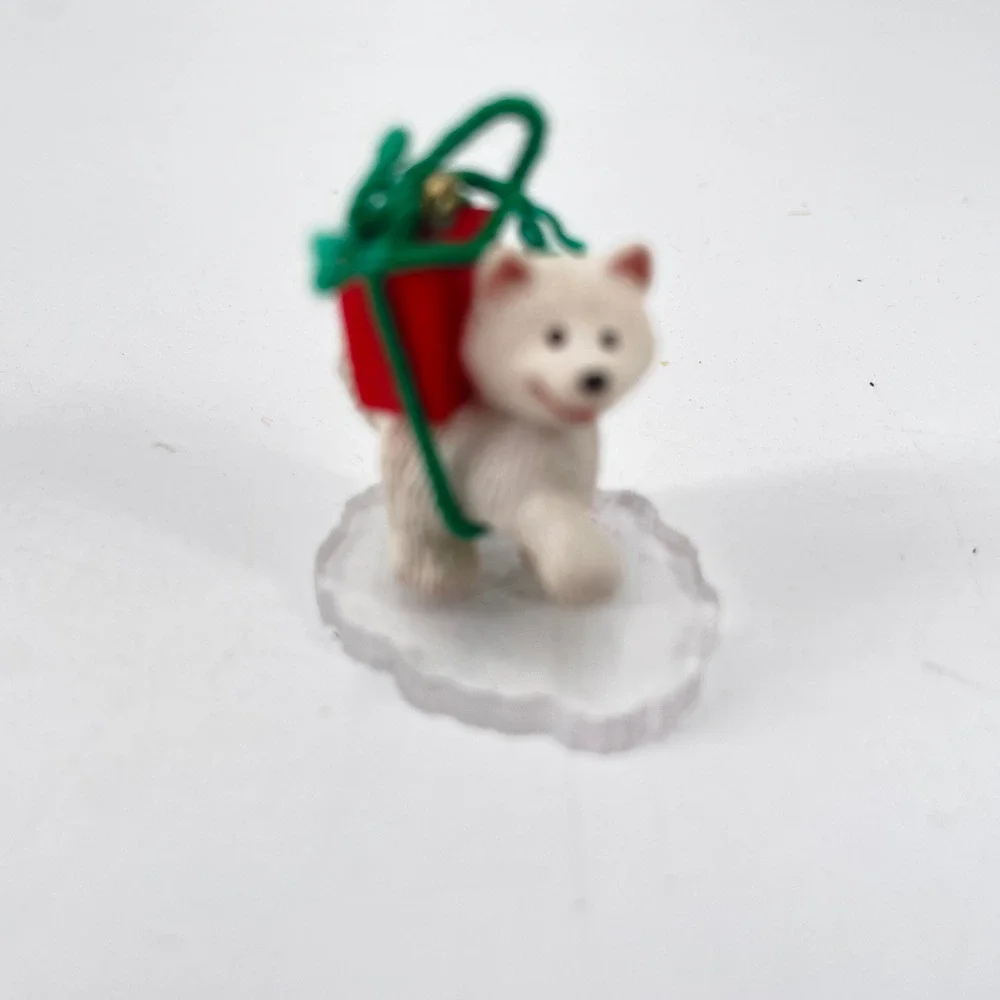 Vintage 1990 Hallmark Christmas Ornaments Polar Bear Arctic Trio Set of 3